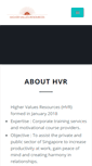 Mobile Screenshot of highervalues.org