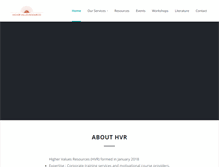 Tablet Screenshot of highervalues.org